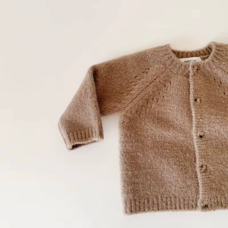 Blush Organic Cotton Kids Cardigan