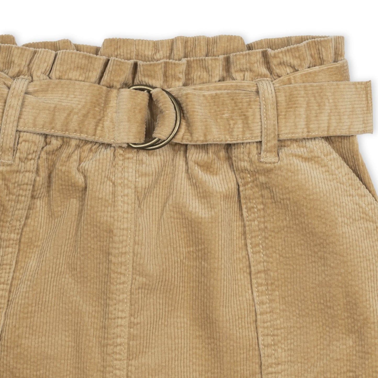 Organic Corduroy Khaki Skirt