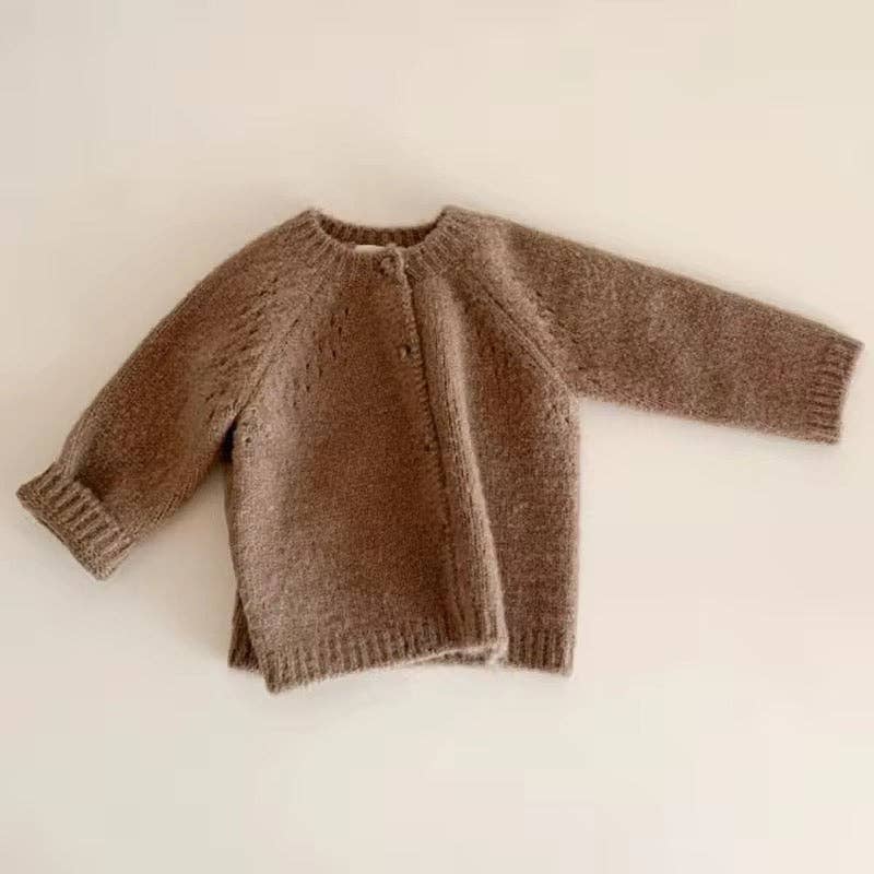 Blush Organic Cotton Kids Cardigan