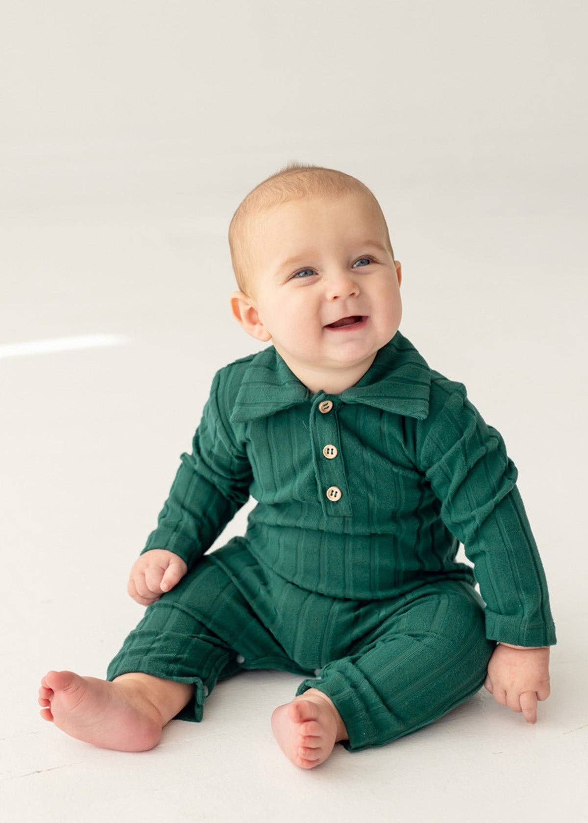 Green Owen Romper