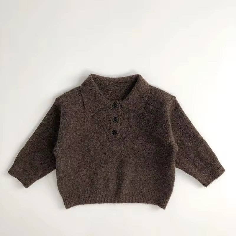 Hazel Brown Organic Cotton Sweater