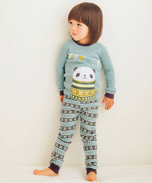 Snug Panda Long Sleeve PJs