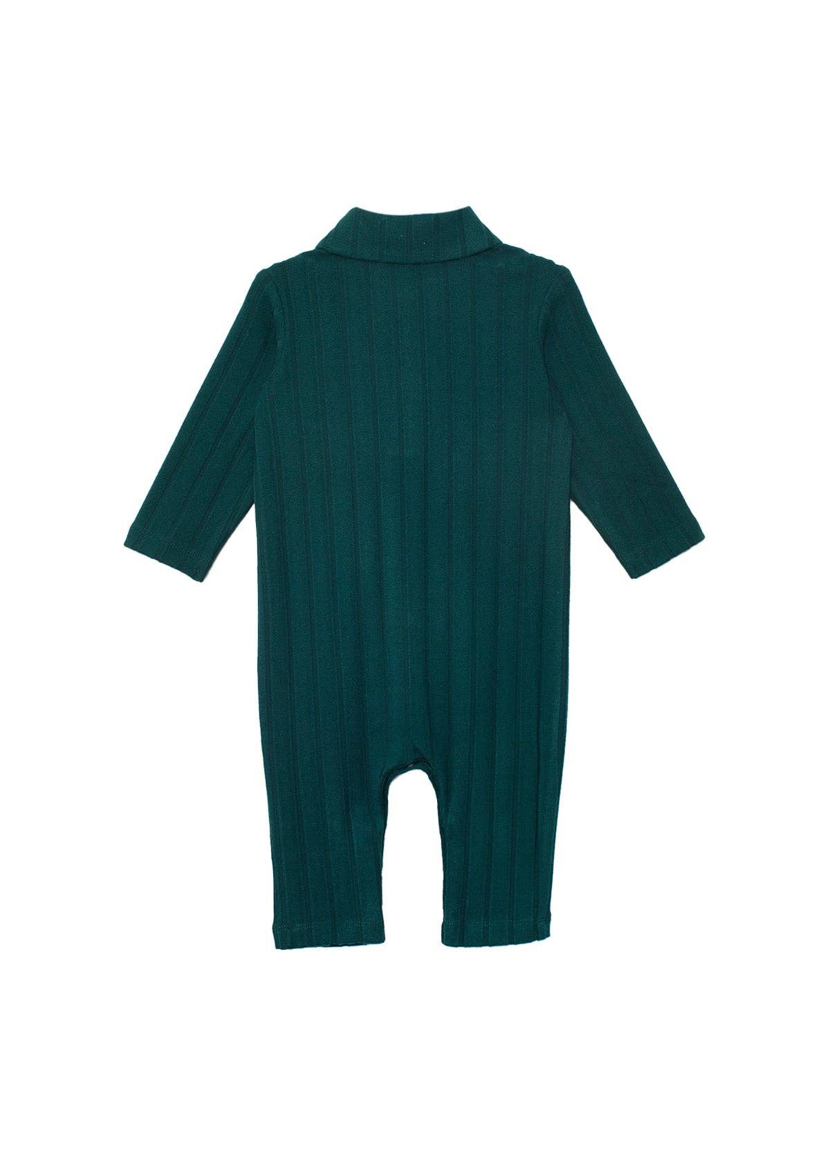 Green Owen Romper
