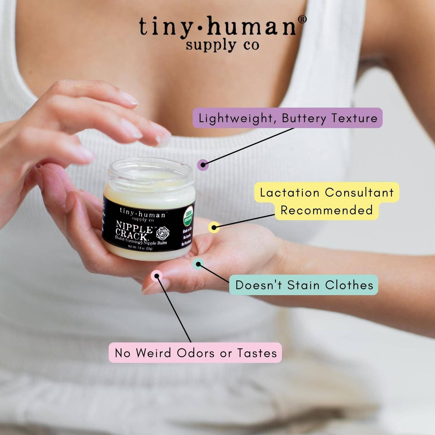 Nipple Crack™ Organic Nipple Balm