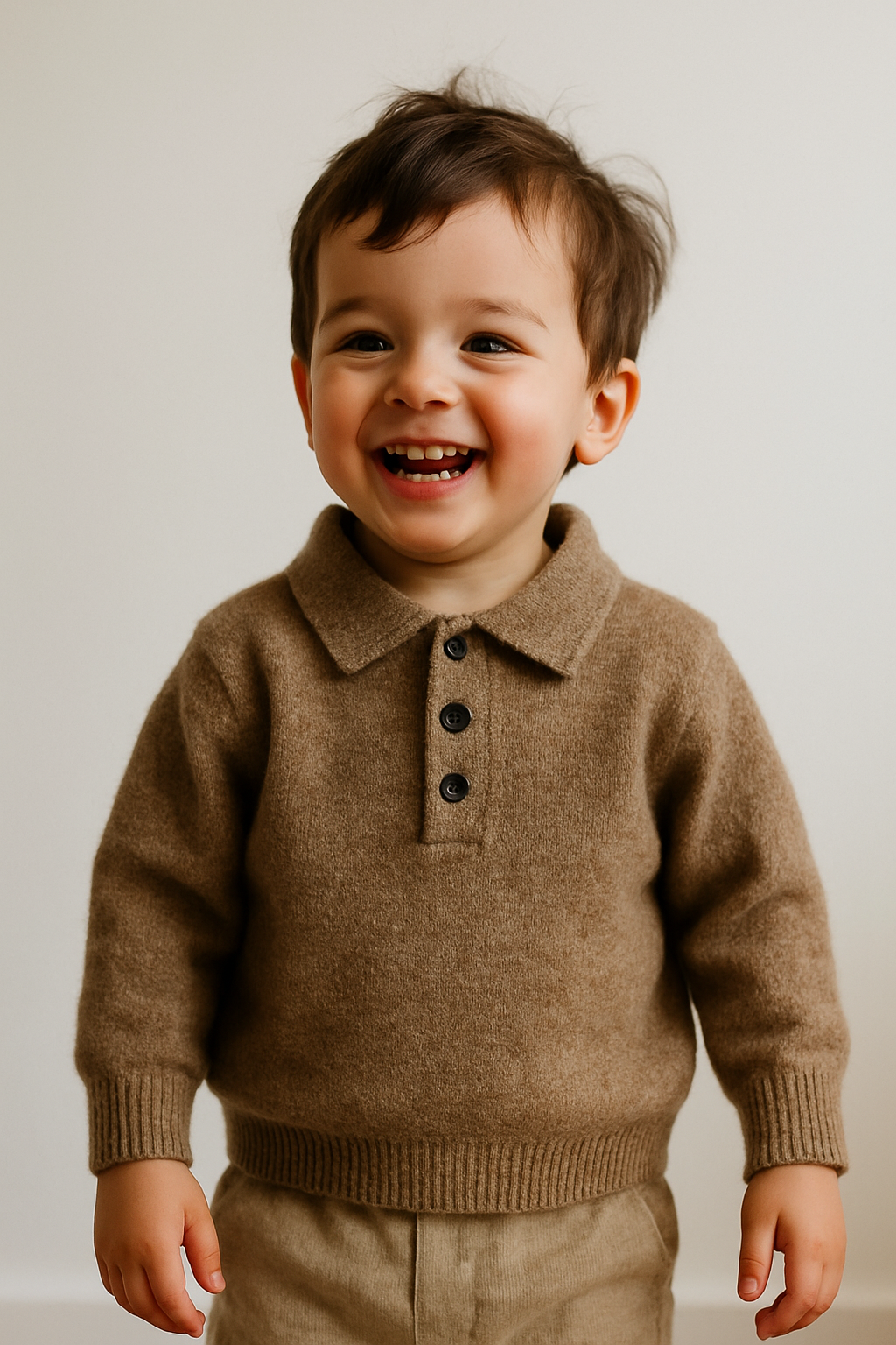 Tan Organic Cotton Sweater