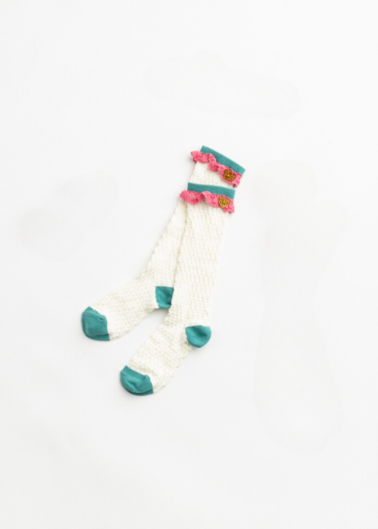 Marshmallow Sassy Socks
