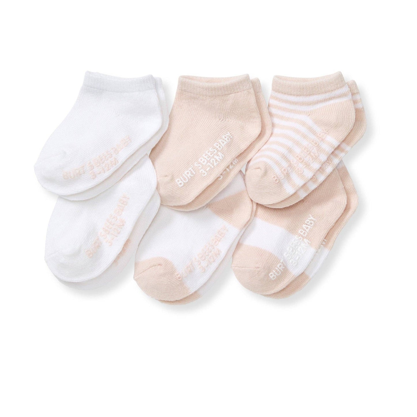 Set of 6 Multi Ankle Socks for 3-12 Months