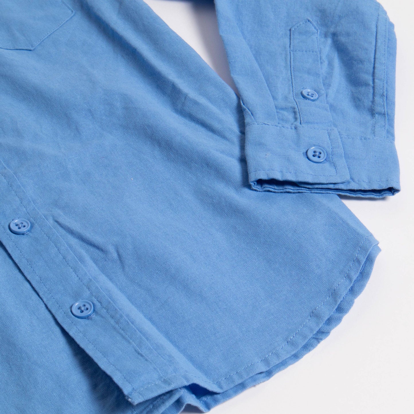 Roll Sleeve Linen Shirt