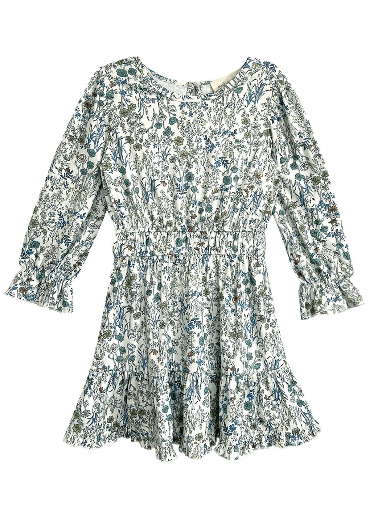 Blue Brooklyn Floral Dress