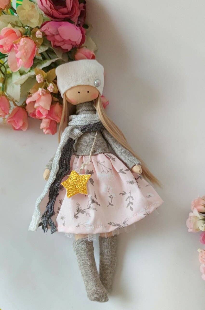 Handmade,Fabric, Heirloom Doll