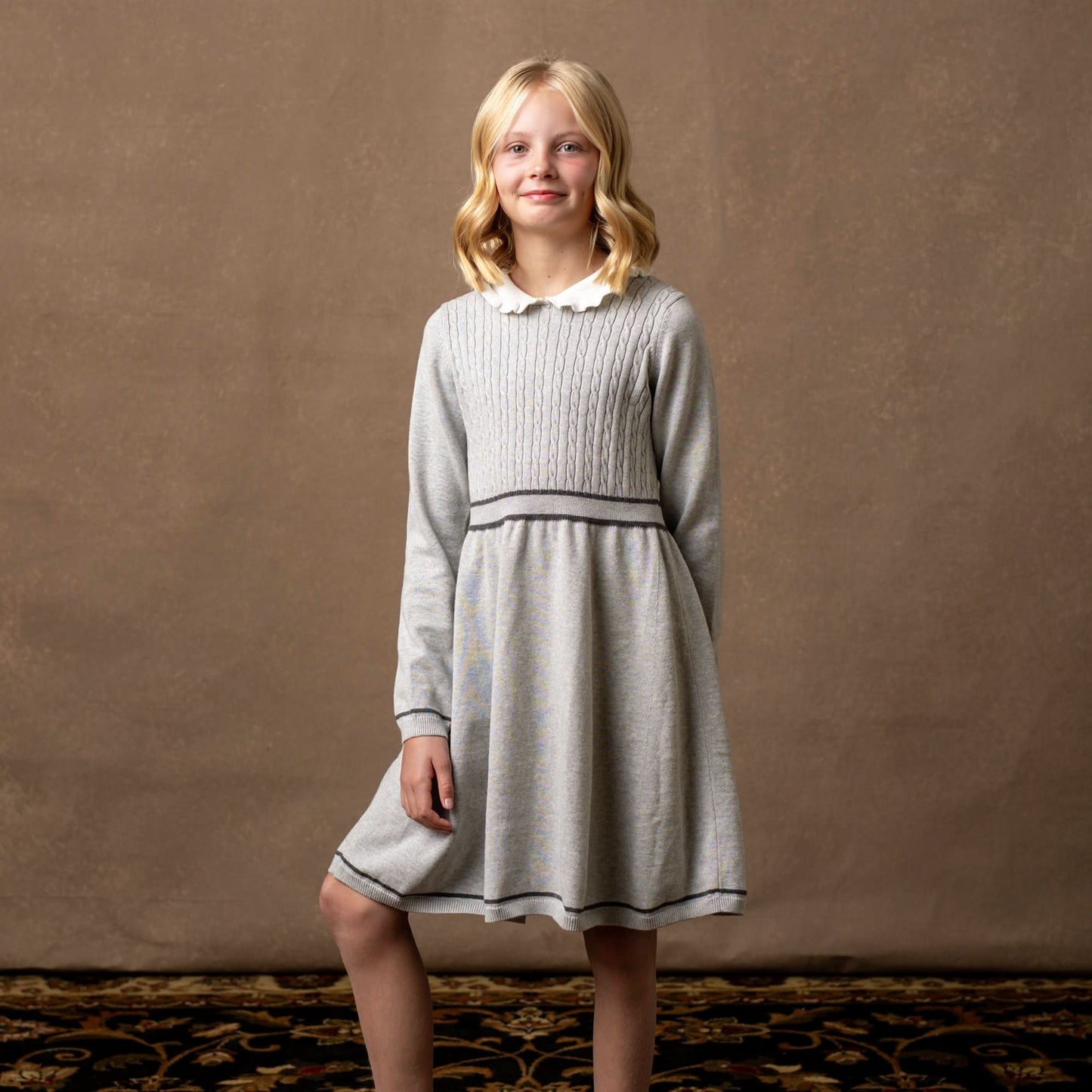 Heather Gray Organic Sweater Dress