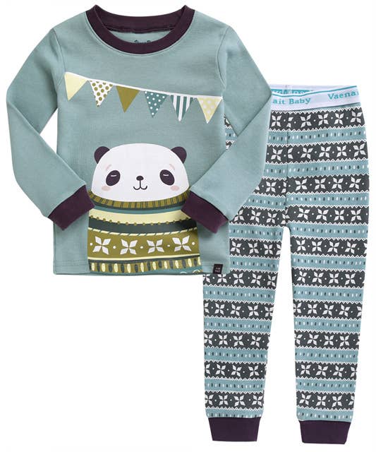 Snug Panda Long Sleeve PJs