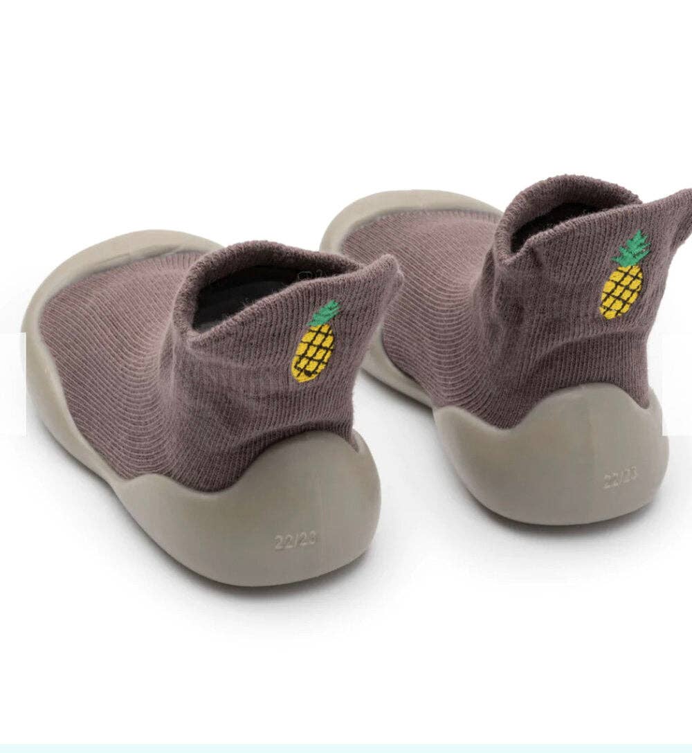 Charcoal Grey Barefoot Sock Shoes