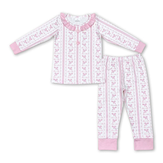 Pink Bow Pajamas