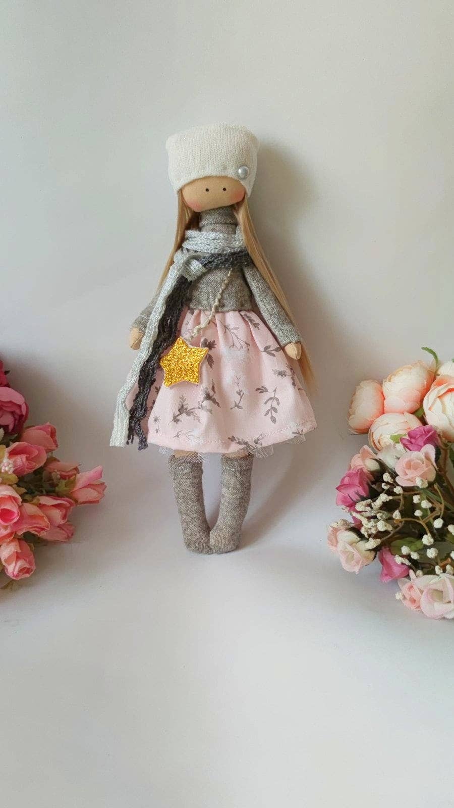 Handmade,Fabric, Heirloom Doll