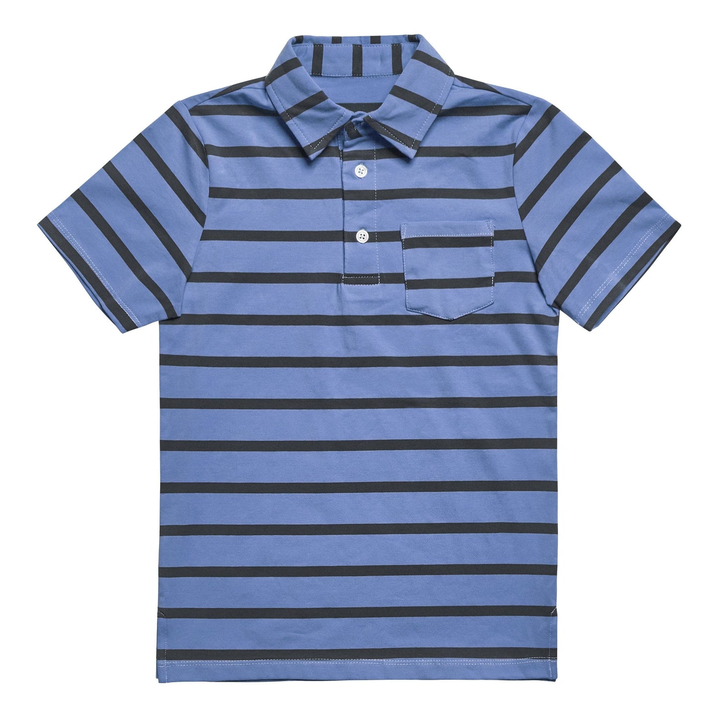Striped Jersey Polo