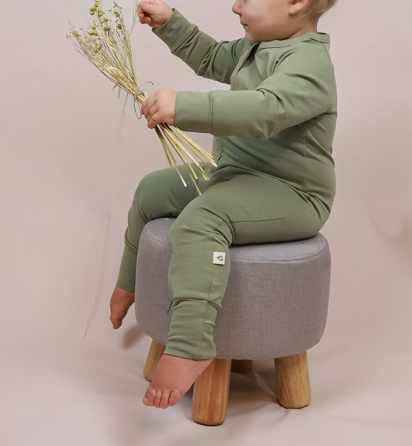 Soft Fern Baby Romper