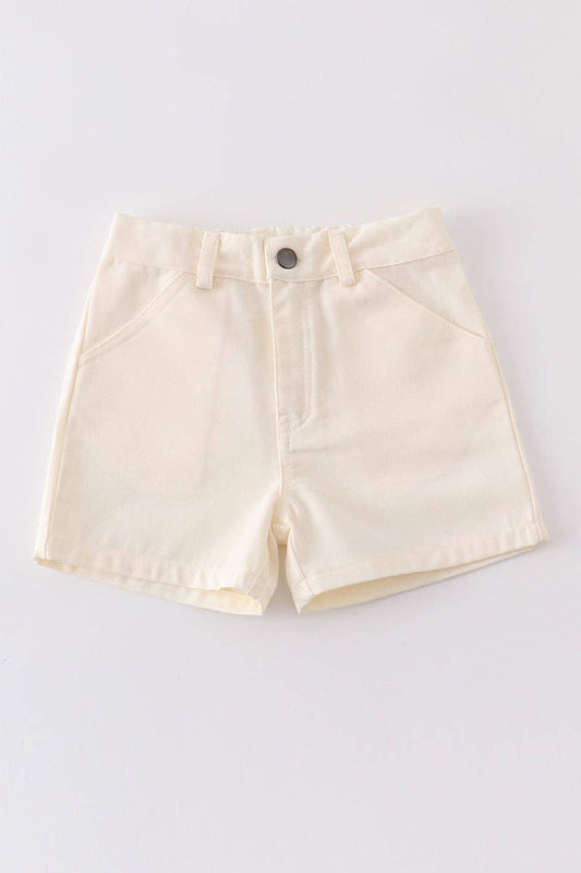 Beige pocket boy cargo short